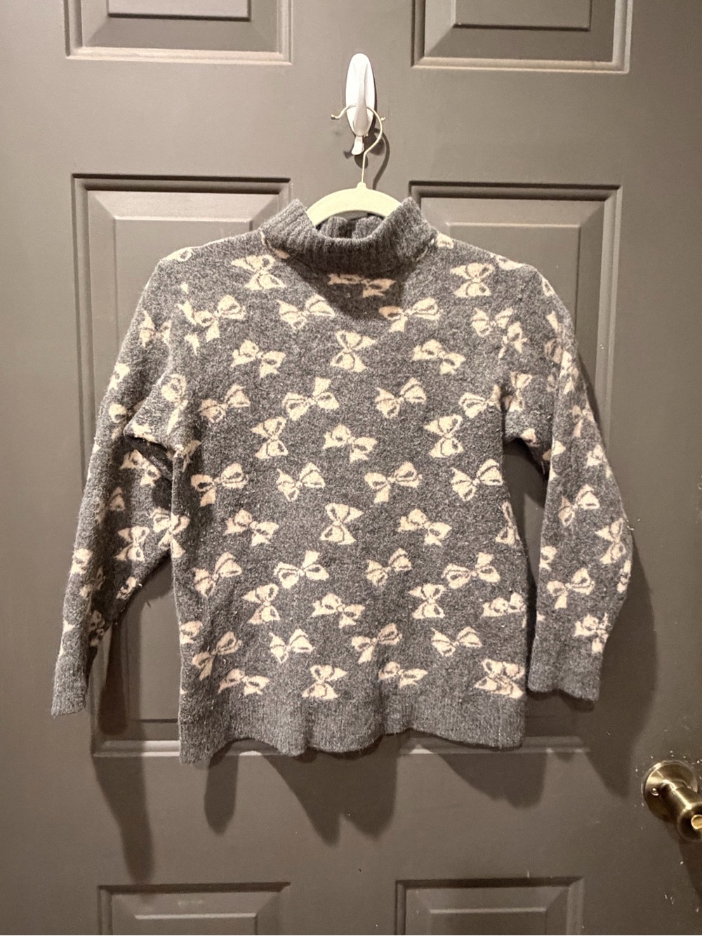 Women's Gray Wool Sweater